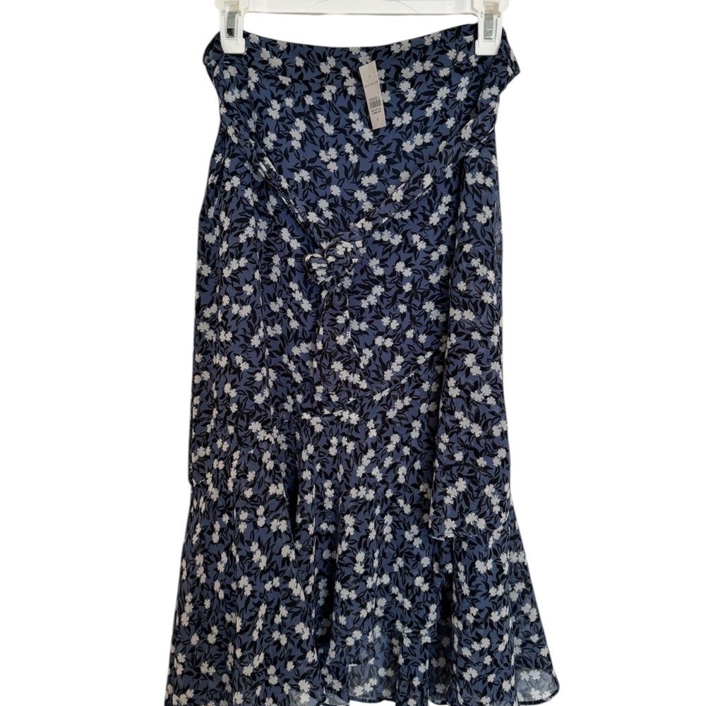 Floral Blue Skirt